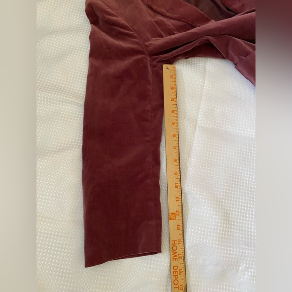 Vintage "Changing Scene" Women's Velvet Blazer Burgundy / Wine/ plum size M - Picture 8 of 13